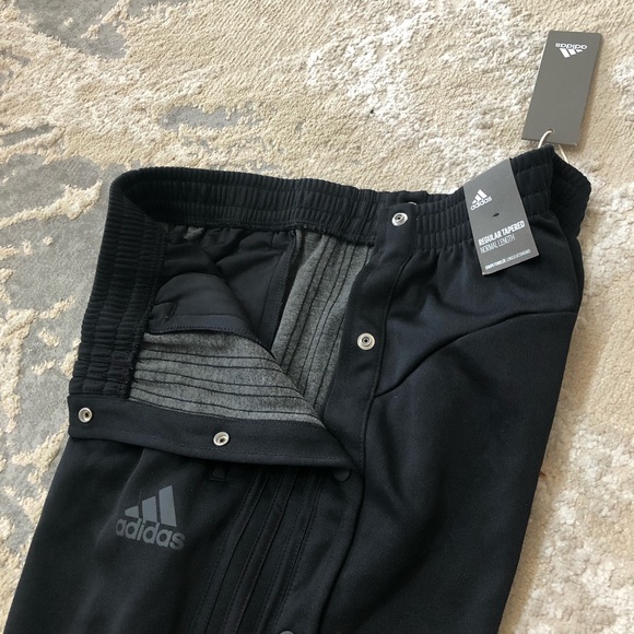 NWT ADIDAS Mens Black ID Snap Track Tear Away Pants Br3286 - Picture 7 of 9